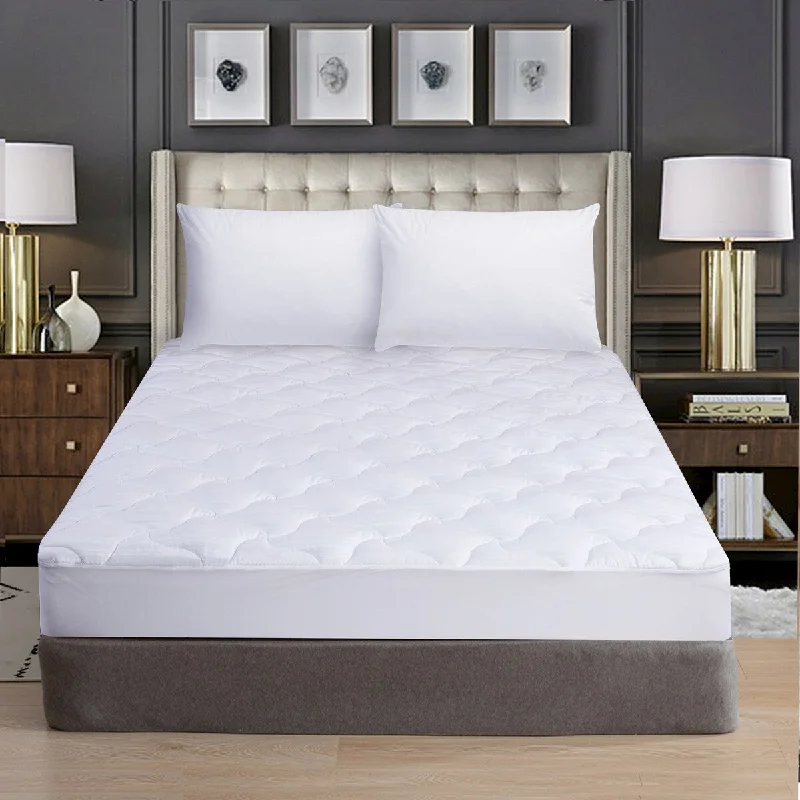 Hotel Luxury Hypoallergenic Cotton Mattress pad - N/A