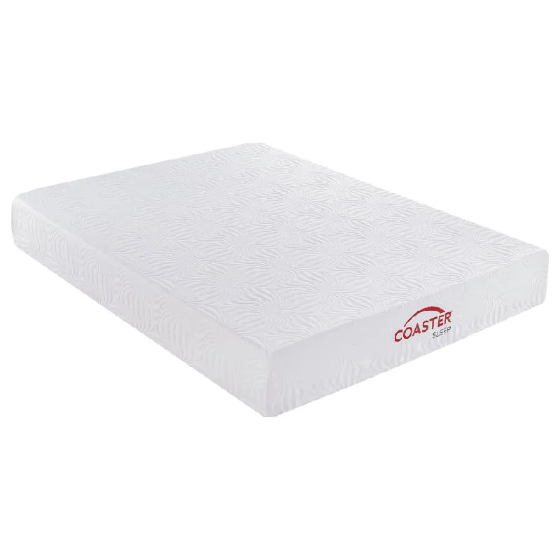 Key White 10" Queen Memory Foam Mattress