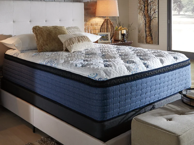 Mt Dana Euro Top Queen Mattress with Better than a Boxspring Queen Foundation