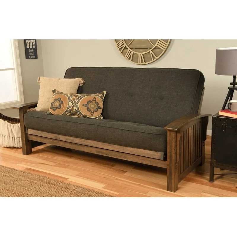 Somette Washington Full-size Futon Frame and Linen Mattress