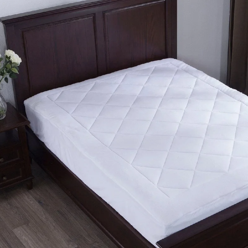 St. James Home Coral Fleece Mattress Pad - White